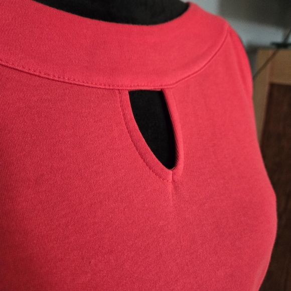 Talbots M Cotton Audrey Sift Dress Pink - Picture 2 of 8